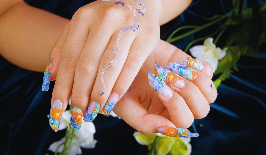 Three-d Nail Art Sculptural Expression